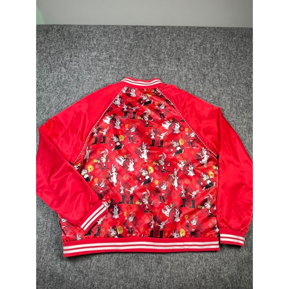 Disney Lunar New Year Year of The Rabbit Bomber Jacket Size XL/EXG Red - Picture 4 of 9